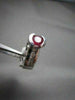 ANTIQUE WIDE ROUND 1.64CT RUBY DIAMOND PLATINUM ENGAGEMENT COCKTAIL RING