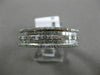 WIDE 1.62CT ROUND PRINCESS & BAGUETTE DIAMOND 18K WHITE GOLD 3D ANNIVERSARY RING