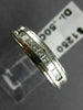 ESTATE .50CT DIAMOND 14KT WHITE GOLD 3D FILIGREE WEDDING ANNIVERSARY RING #8022