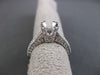 ESTATE .70CT DIAMOND 14K WHITE GOLD 3D FILIGREE SEMI MOUNT ENGAGEMENT RING 19360