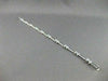 ESTATE 1.53CTW DIAMOND 18KT WHITE GOLD BEZEL LINK TENNIS BRACELET STUNNING #1470
