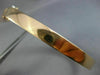 ESTATE WIDE 5.52CT DIAMOND 14KT ROSE GOLD 3D MULTI ROW PYRAMID BANGLE BRACELET