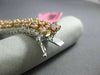 ESTATE LARGE 23.72CT WHITE & PINK DIAMOND 18KT WHITE & ROSE GOLD TENNIS BRACELET