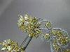 ESTATE LARGE 11.39CT WHITE & FANCY DIAMONDS 18KT WHITE & YELLOW GOLD 3D EARRINGS