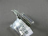 ESTATE .42CT DIAMOND 18KT WHITE GOLD 3D PAVE SIZABLE ETERNITY ANNIVERSARY RING