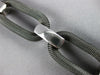 ESTATE LARGE & LONG 1.50CT DIAMOND 14KT WHITE GOLD OVAL LINK FUN TENNIS BRACELET
