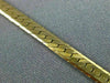 ESTATE LONG 14KT YELLOW GOLD 3D CLASSIC HERRINGBONE CHAIN BRACELET #25321
