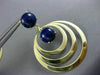 ESTATE LARGE 15CT AAA AMETHYST 14KT YELLOW GOLD MULTI CIRCULAR HANGING EARRINGS