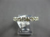 2.75CT DIAMOND 14KT WHITE GOLD 3D SHARED PRONG ETERNITY WEDDING ANNIVERSARY RING
