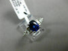 2.27CT ROUND & EMERALD DIAMOND & SAPPHIRE 18KT WHITE GOLD OVAL ENGAGEMENT RING