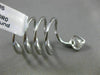 ESTATE LARGE 1.05CT DIAMOND 18KT WHITE GOLD 3D OPEN SWIRL HEART SNAKE FUN RING