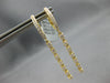 .93CT DIAMOND 18KT YELLOW GOLD 3D BY THE YARD CHANDELIER HUGGIE HANGING EARRINGS