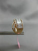 ESTATE 1.42CT MULTI SHAPE DIAMOND 18KT WHITE GOLD CRISS CROSS INFINITY LOVE RING