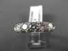 ANTIQUE LARGE 1.75CT DIAMOND PLATINUM FIVE STONE WEDDING ANNIVERSARY RING #22296