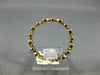 ESTATE .29CT DIAMOND 14KT YELLOW GOLD ETERNITY INFINITY WEDDING ANNIVERSARY RING