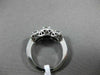 ESTATE 1.25CT DIAMOND 14KT WHITE GOLD 3 STONE FILIGREE MILGRAIN FRIENDSHIP RING