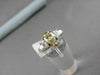 ESTATE 1.74CT WHITE & FANCY YELLOW DIAMOND 18KT GOLD PEAR SHAPE ENGAGEMENT RING
