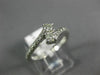 ESTATE .50CT ROUND DIAMOND 14KT WHITE GOLD 2 STONE CLASSIC CRISS CROSS LOVE RING