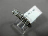 ESTATE .75CT DIAMOND 14K WHITE GOLD 3D FIVE STONE LOVE WEDDING ANNIVERSARY RING