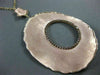 ESTATE LARGE .67CT CHOCOLATE FANCY DIAMOND 14KT ROSE GOLD 3D OPEN OVAL NECKLACE