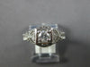 ESTATE .40CT DIAMOND PLATINUM 3D CLASSIC FILIGREE SQUARE ENGAGEMENT RING