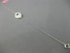 ESTATE WIDE .82CT DIAMOND & AAA SAPPHIRE 18K WHITE GOLD EVIL EYE LUCKY BRACELET