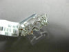 ESTATE .36CT DIAMOND 14K WHITE GOLD MULTI LEAF ETERNITY WEDDING ANNIVERSARY RING