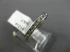 ESTATE .70CT DIAMOND 14KT WHITE GOLD 3D ETERNITY WEDDING ANNIVERSARY RING #1214