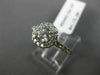 ESTATE .95CT ROUND DIAMOND 14KT WHITE GOLD CLASSIC 4 PRONG HALO ENGAGEMENT RING