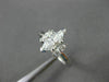 ESTATE 1.08CT MARQUISE DIAMOND 14KT WHITE GOLD 3 STONE ENGAGEMENT RING #22155
