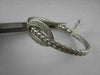 ESTATE WIDE FILIGREE MESH DIAMOND 14K WHITE GOLD BANGLE