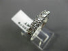 ESTATE WIDE 1.0CT DIAMOND 14K WHITE GOLD CLASSIC WEDDING ANNIVERSARY RING #22079
