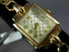 ANTIQUE ZARJA 14KT ROSE GOLD 3D CLASSIC SQUARE LINK WATCH #2023