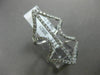 ESTATE MASSIVE .71CT DIAMOND 18KT WHITE GOLD DOUBLE SIDED OPEN ANCHOR FUN RING