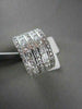 ESTATE WIDE F COLOR, VVS 4.0CT DIMAOND 18K GOLD RING