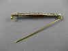 ANTIQUE .30CT AAA AMETHYST 14K 2 TONE GOLD HANDCRAFTED FILIGREE PIN BROOCH 26093