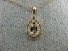 .77CT DIAMOND & AAA OVAL MORGANITE 14KT ROSE GOLD 3D INFINITY TEAR DROP PENDANT