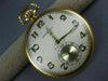 ANTIQUE LARGE TIFFANY & CO. SWITZERLAND 18KT YELLOW GOLD 3D POCKET WATCH #26596