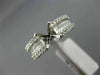 ESTATE .72CT DIAMOND 18KT WHITE GOLD ROUND & PRINCESS SEMI MOUNT ENGAGMENT RING