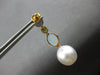 7.29CT DIAMOND & AAA MULTI GEM & AAA SOUTH SEA PEARL 18KT ROSE GOLD FUN EARRINGS