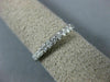 ESTATE .25CT DIAMOND 14KT WHITE GOLD SHARE PRONG SEMI ETERNITY ANNIVERSARY RING