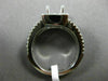 ESTATE .80CT DIAMOND 14K WHITE GOLD HALO SQUARE SEMI MOUNT ENGAGEMENT RING #2625