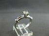 ESTATE .56CT DIAMOND 18KT WHITE GOLD SOLITAIRE ENGAGEMENT RING BEAUTIFUL! #4219