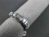 ESTATE .64CTW BAGUETTE & ROUND DIAMOND 14KT WHITE GOLD ANNIVERSARY RING F/G VSSI