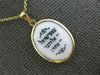 ESTATE 14KT YELLOW GOLD 3D MOSES TEN COMMANDMENT ISRAEL SHEMAH PENDANT #25482