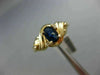 .67CT DIAMOND & AAA SAPPHIRE 14KT YELLOW GOLD INFINITY SOLITAIRE ENGAGEMENT RING
