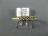 ESTATE .33CT DIAMOND 14KT YELLOW GOLD 3D CHANNEL COMFORT FIT ANNIVERSARY RING