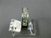 ESTATE .87CT PRINCESS DIAMOND 14K WHITE GOLD 3D CHANNEL ANNIVERSARY RING #3765