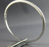 1.7CT DIAMOND 18K WHITE GOLD BAGUETTE CHANNEL SEMI ETERNITY CUFF BANGLE BRACELET