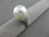 ESTATE DIAMOND 14MM SOUTH SEA PEARL 14KT WHITE GOLD FANCY COCKTAIL RING VS #2670